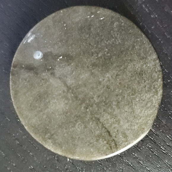 Gold sheen obsidian coin 🪙 - Picture 3 of 4